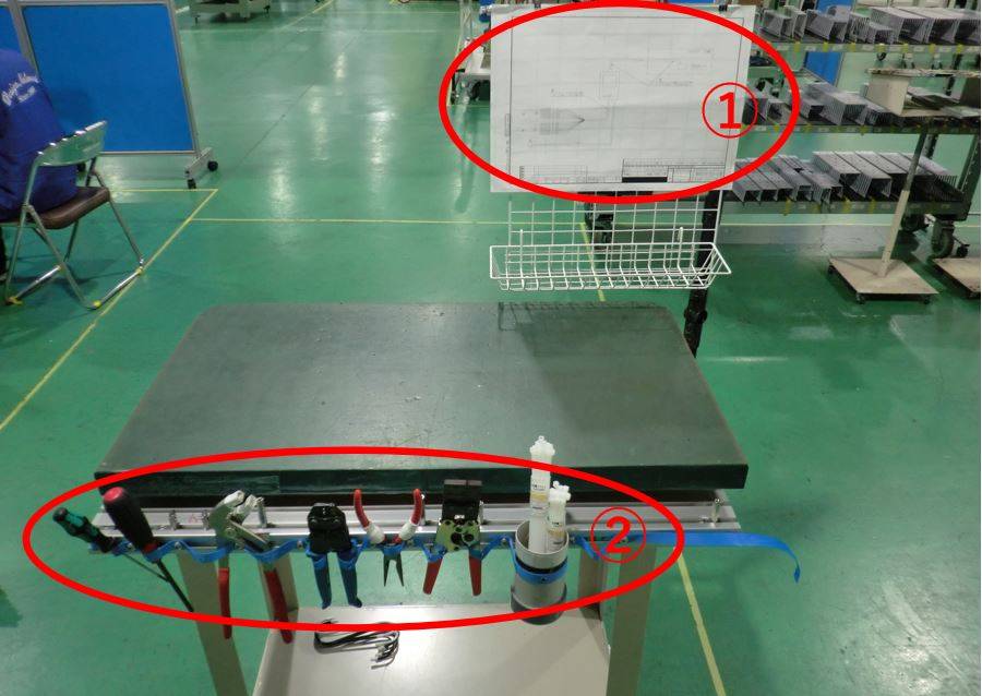 組立　作業台改善